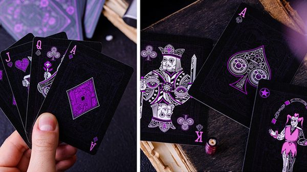 CYBERPUNK Purple Playing Cards – House of Playing Cards