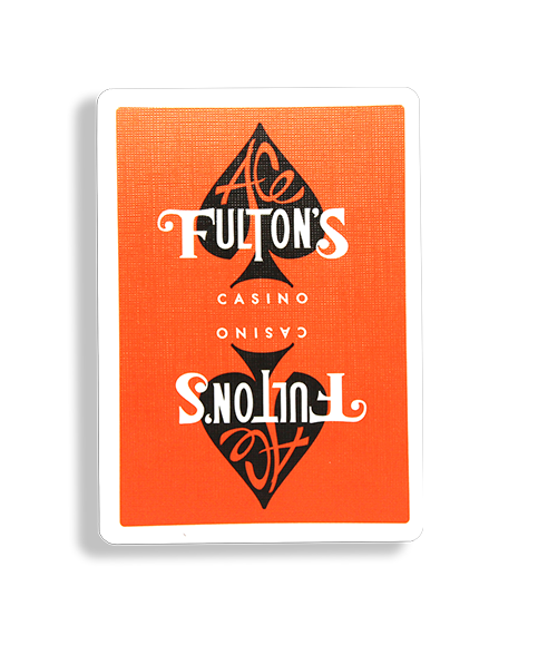Ace Fulton's エースフルトン Ace Fulton's Vintage Backs (Orange) – House of Playing Cards