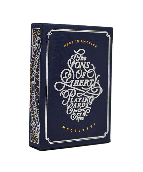 Sons of Liberty, Patriot Blue – House of Playing Cards