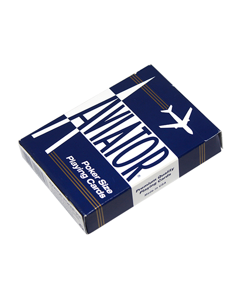 Aviator Spielkarten – 54 Karten Mit Blauer Rückseite, Poker-Größe, Ideal Für Kartenspiele