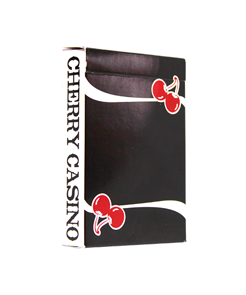 Cherry Casino Playing Cards Black 1ダース Cherry Casino Black Hawk Playing Cards - Butterfly Magic Store