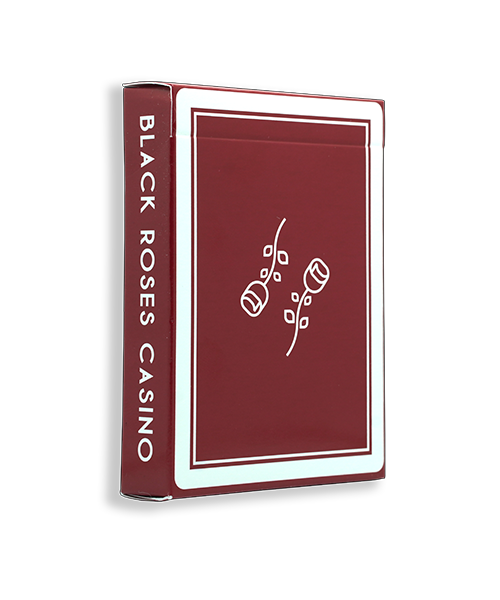 Black Roses Hotel Playing Cards by Daniel Schneider