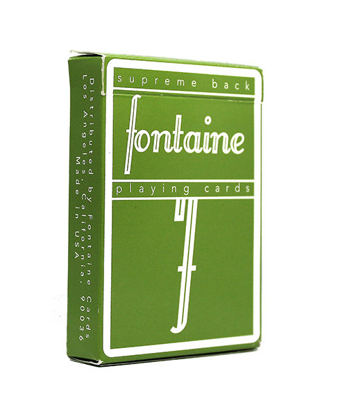 トランプ fontaine set Fontaine (Green) – House of Playing Cards