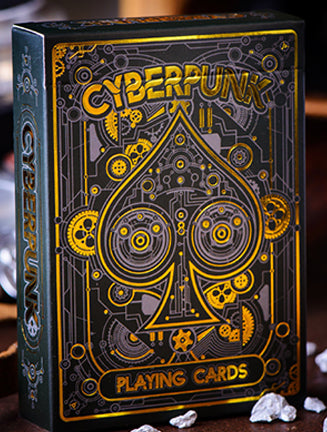 CYBERPUNK Gold Playing Cards – House of Playing Cards