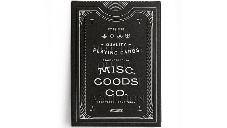 Misc. Goods Company Deck (BLACK)