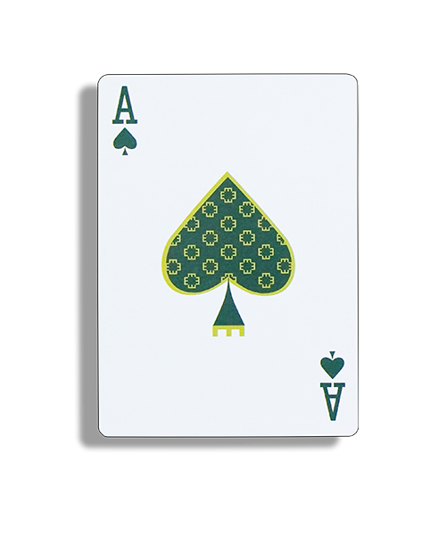 The Expert at the Card Table (Green) Limited Edition House of Playing Cards The Expert at the Card Table (Green) Limited Edition House of Playing Cards