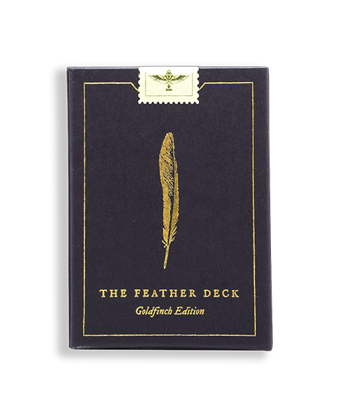 The Feather Deck: Goldfinch (Gold)