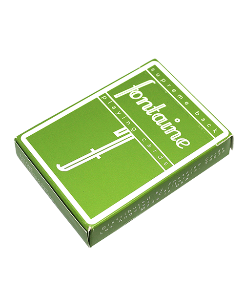 トランプ fontaine set Fontaine (Green) – House of Playing Cards