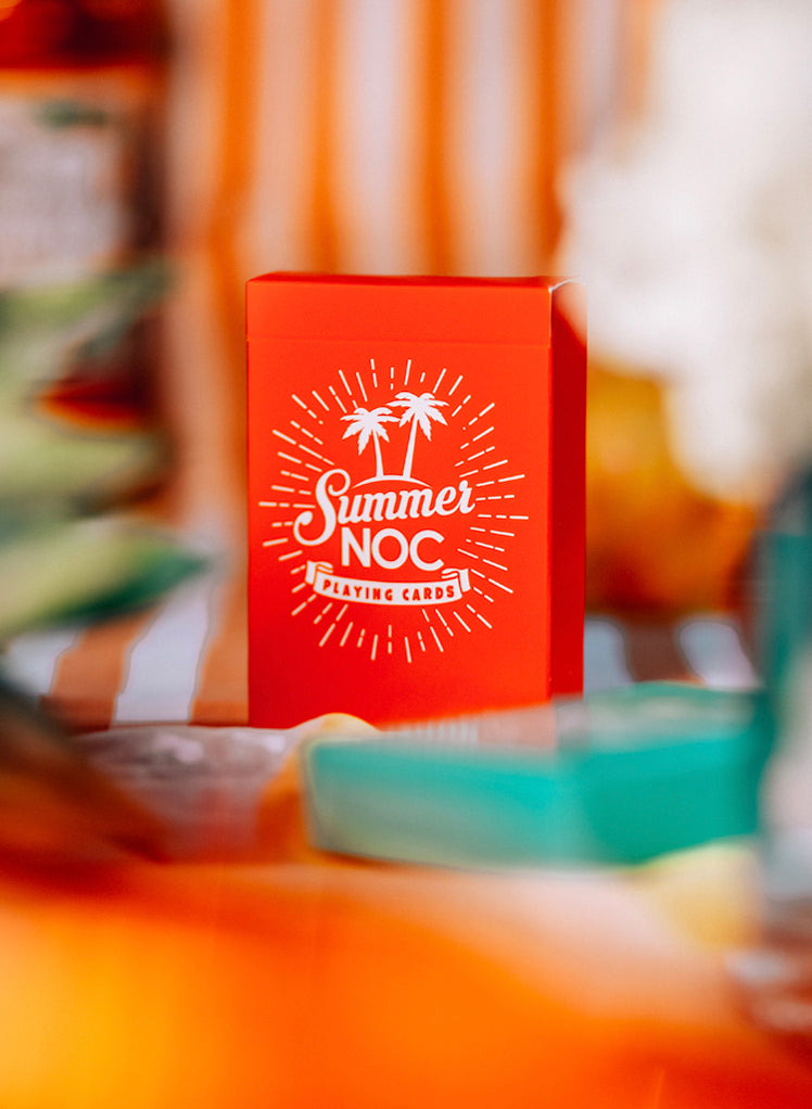 Summer NOC Pro - Sunset Orange – House of Playing Cards