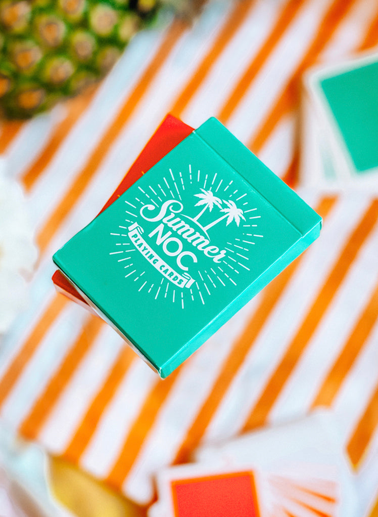 Summer NOC Pro - Sunrise Teal – House of Playing Cards